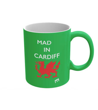 Mad(e) in Cardiff – ceramic mug