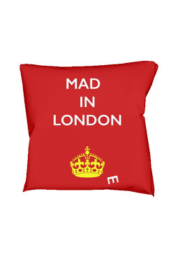 Mad(e) in London – cushion
